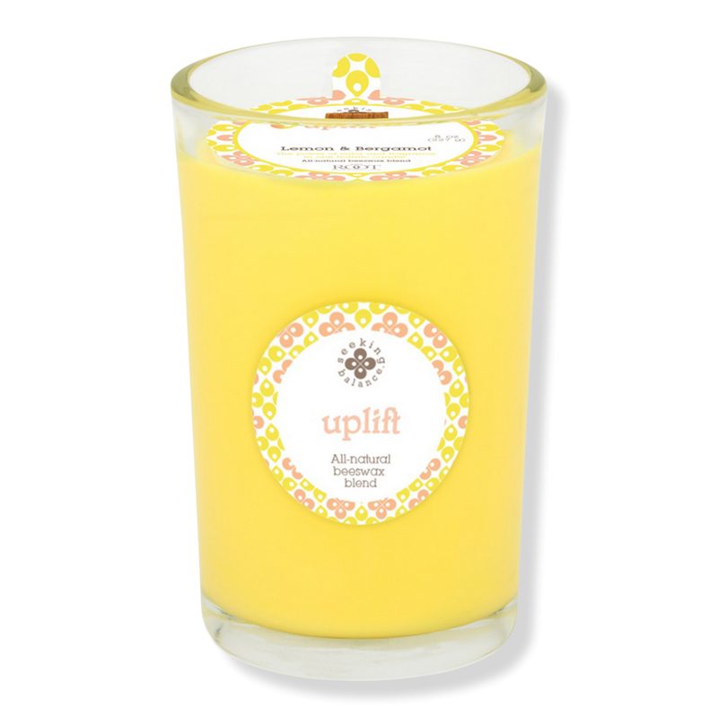 Seeking Balance Uplift - Lemon & Bergamot Aromatherapy Candle - 8 oz