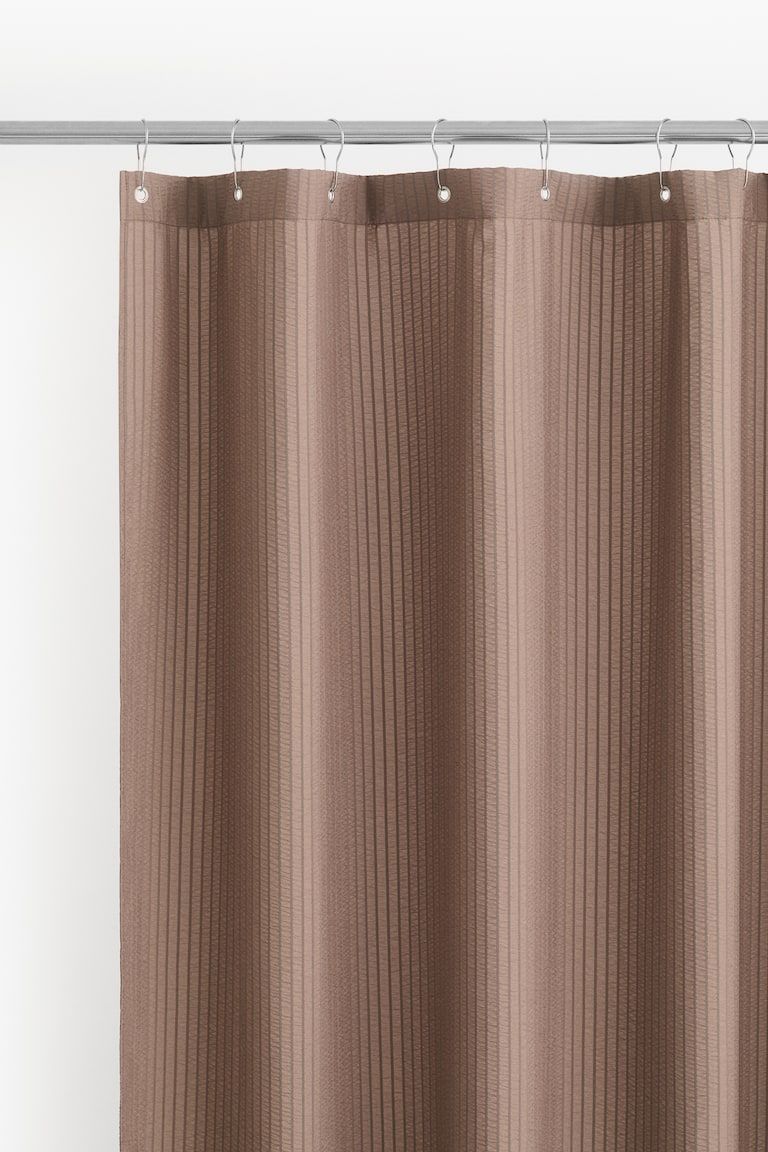 Seersucker Shower Curtain