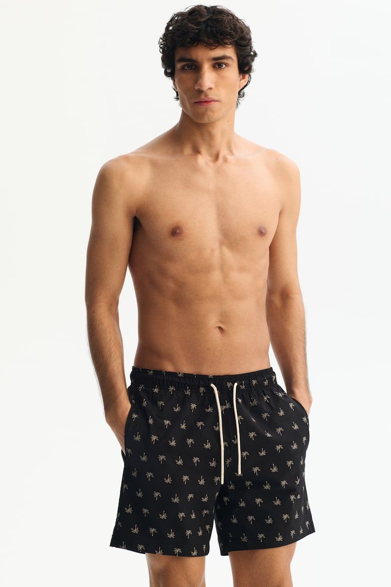Seersucker Swim Shorts