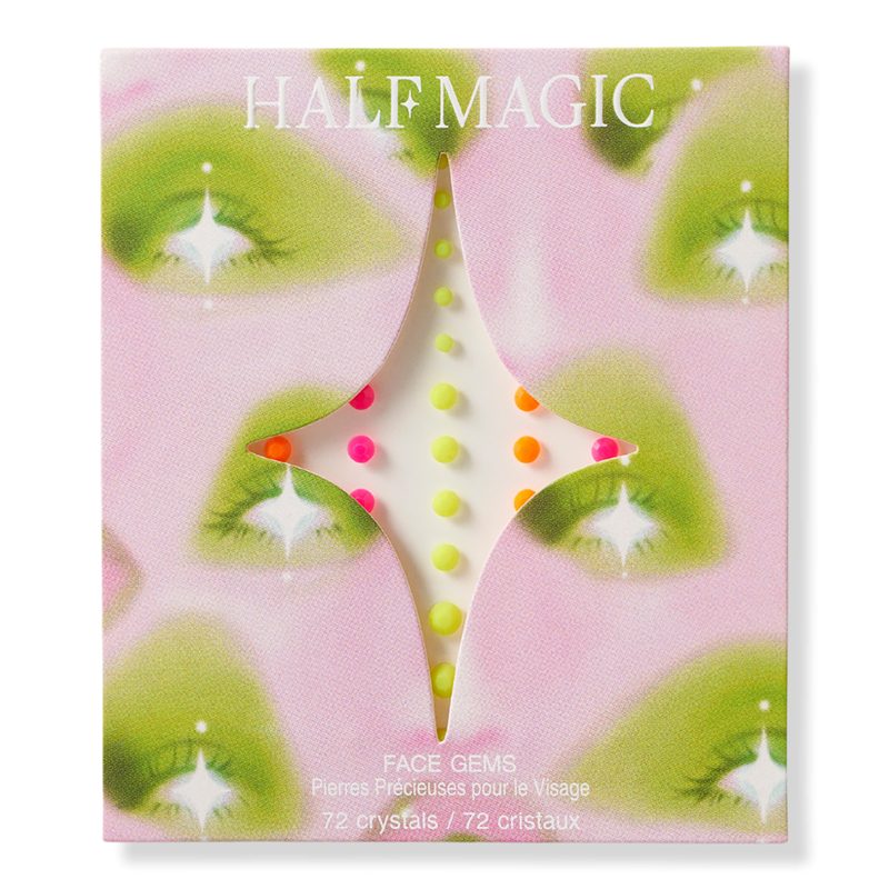 Self-Adhesive Face Gems - Solid Neon