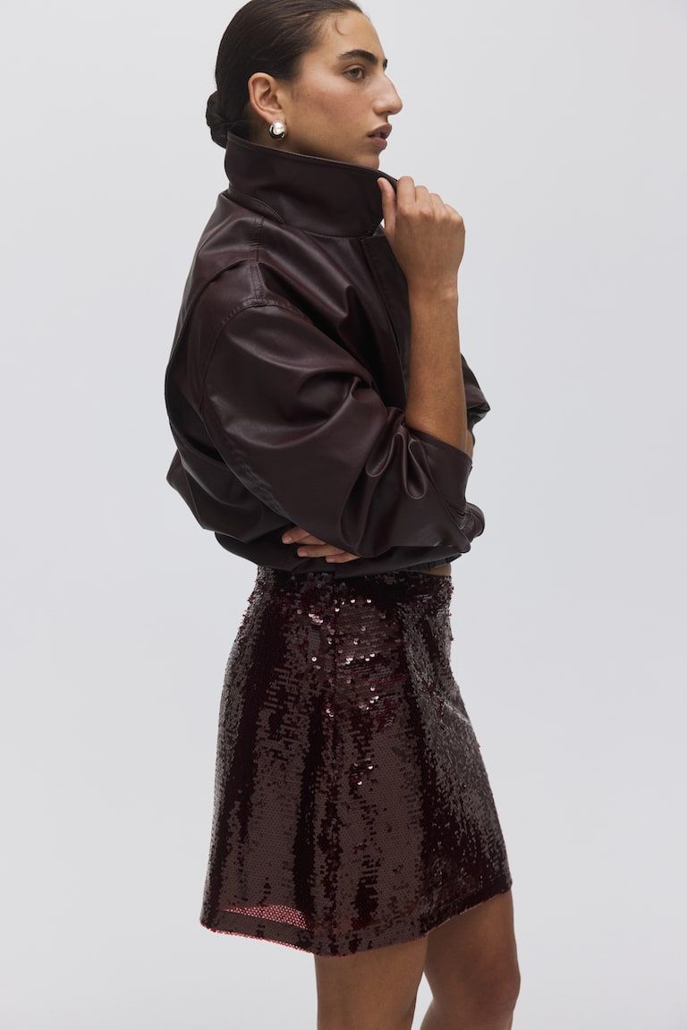 Sequined skirt