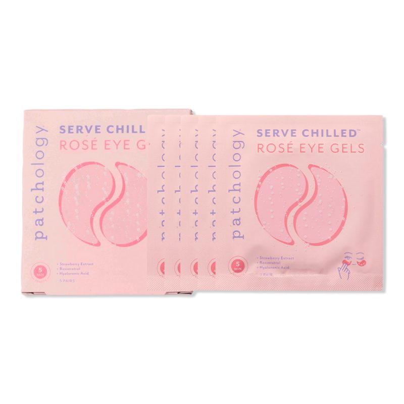 Serve Chilled Rosé Hydrating Eye Gels - 5 pair