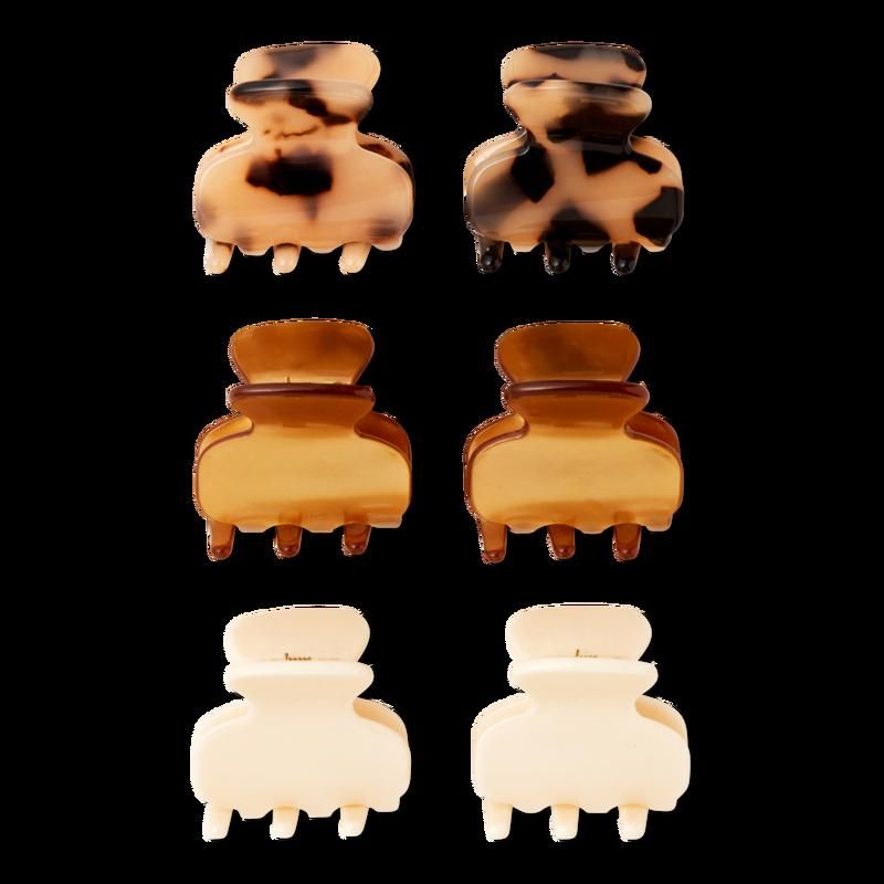 Set of 6 Mini Claw Clips