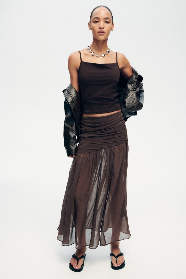 Sheer Maxi Skirt