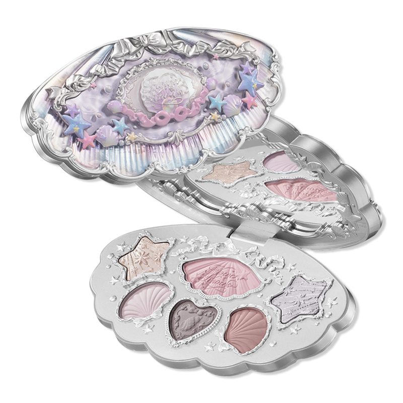Shell's Jewel Collection 6-Color Makeup Palette - 01 Moonlight Pearl