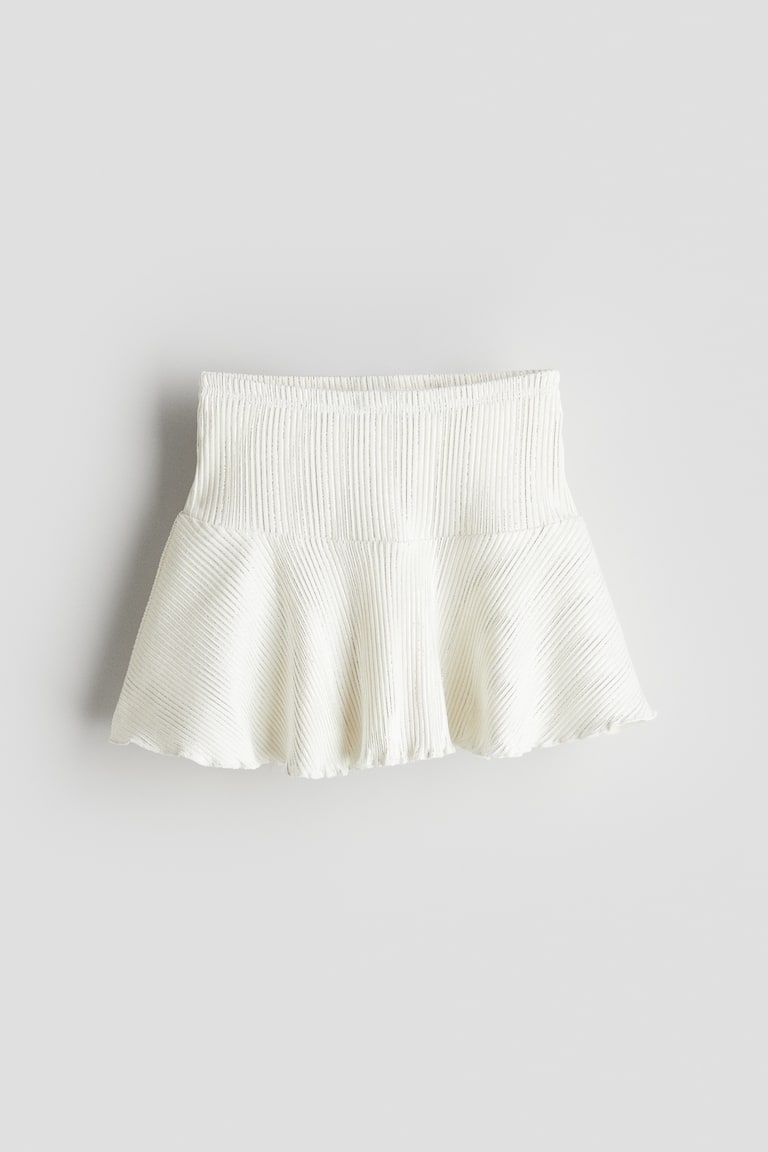 Shimmery Jersey Skirt