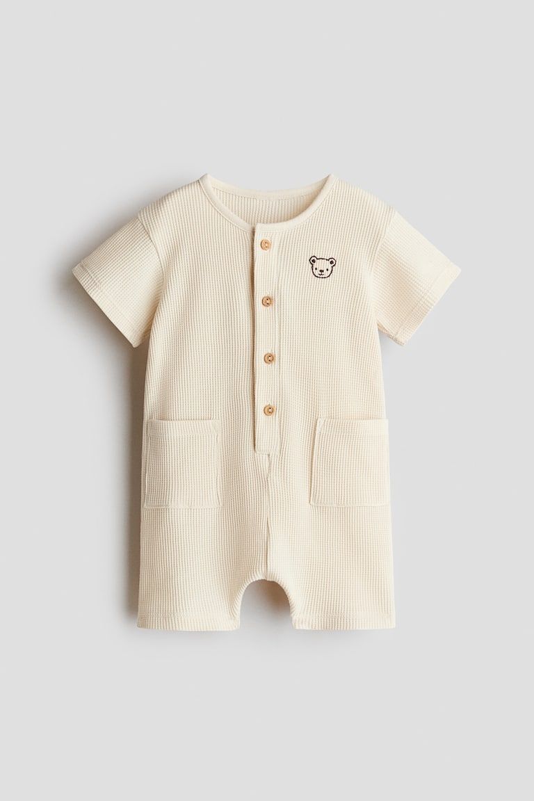 Short Cotton Romper Suit