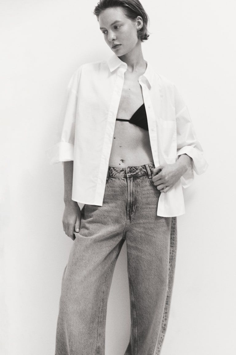 Short Poplin Shirt