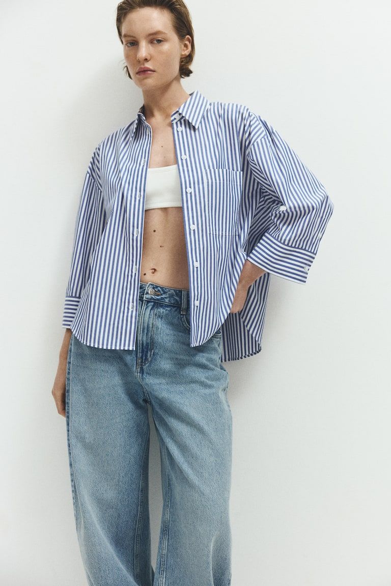 Short Poplin Shirt