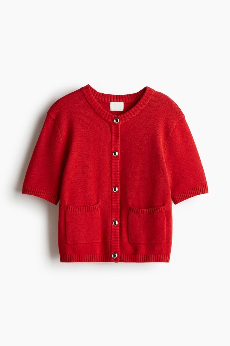 Short-Sleeved Cardigan
