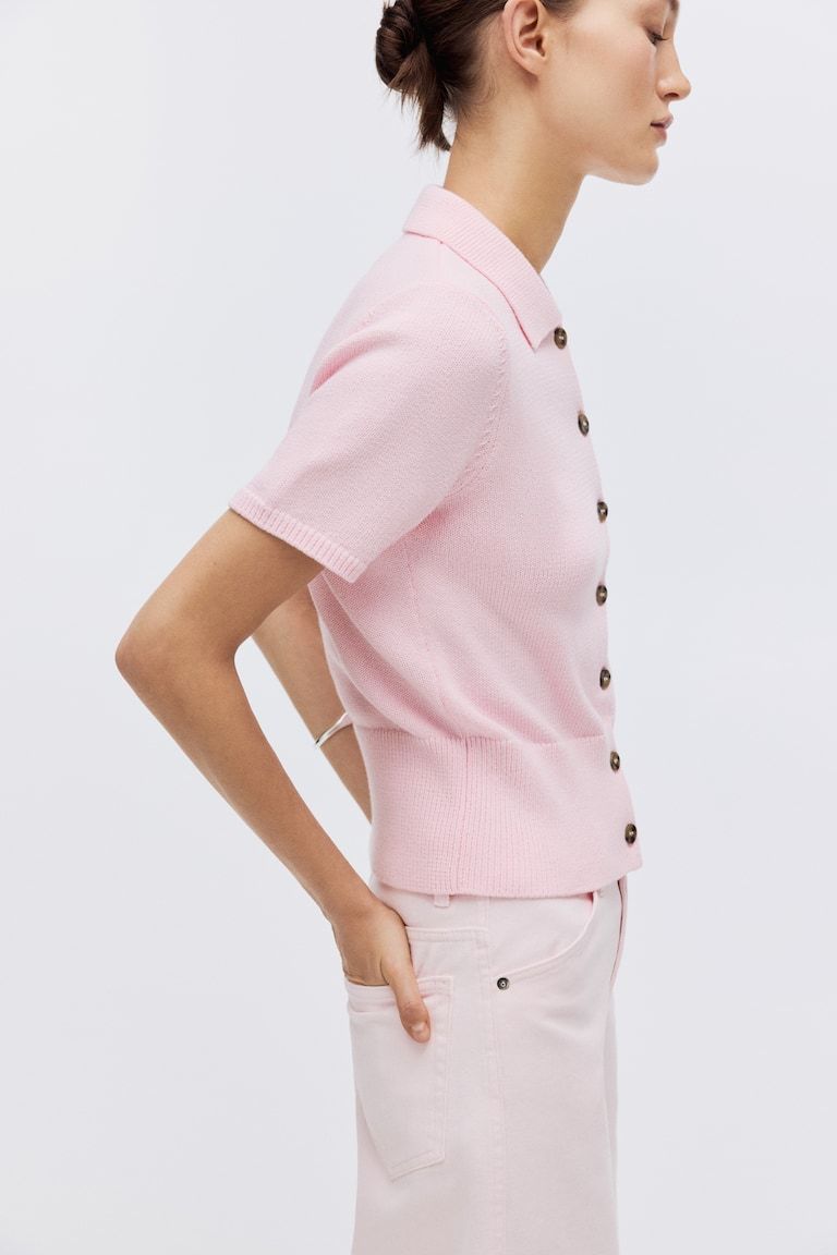 Short-Sleeved Cardigan