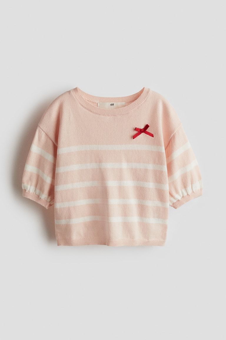 Short-sleeved jumper
