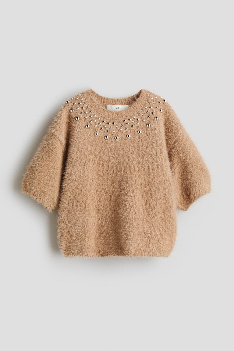 Short-Sleeved Sweater