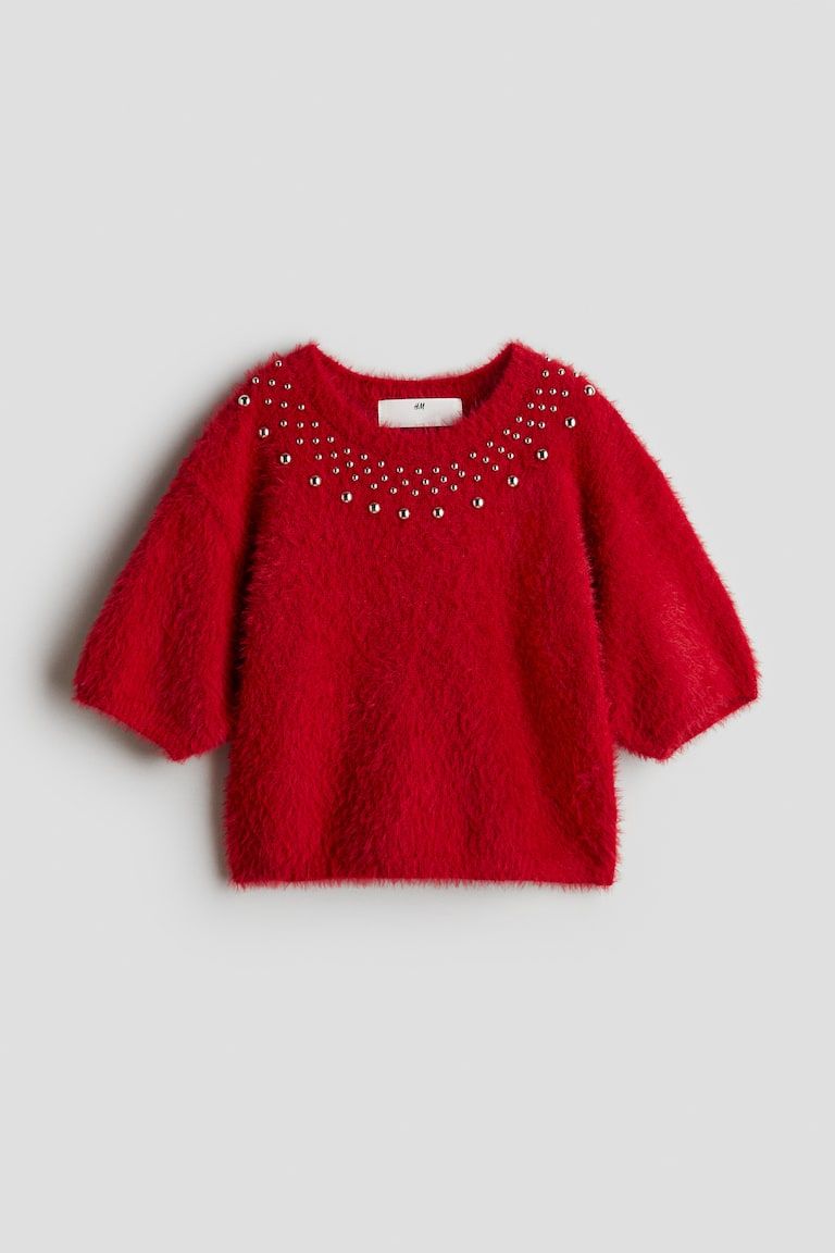 Short-Sleeved Sweater