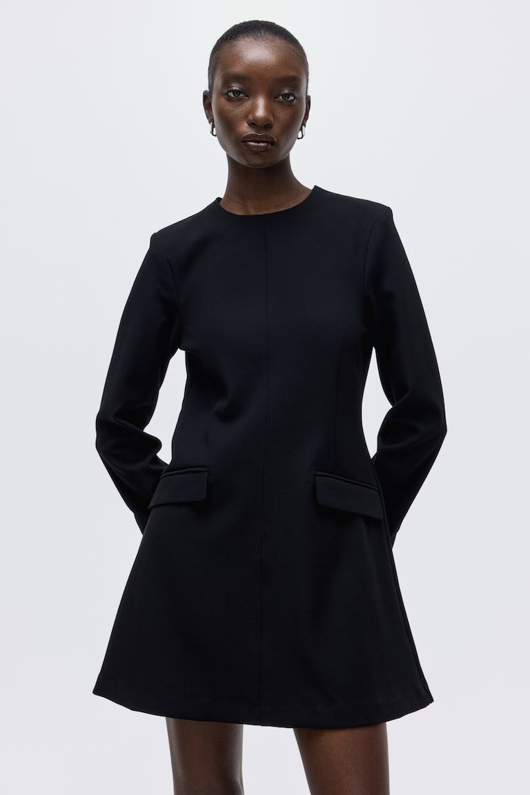 Shoulder-Pad Dress
