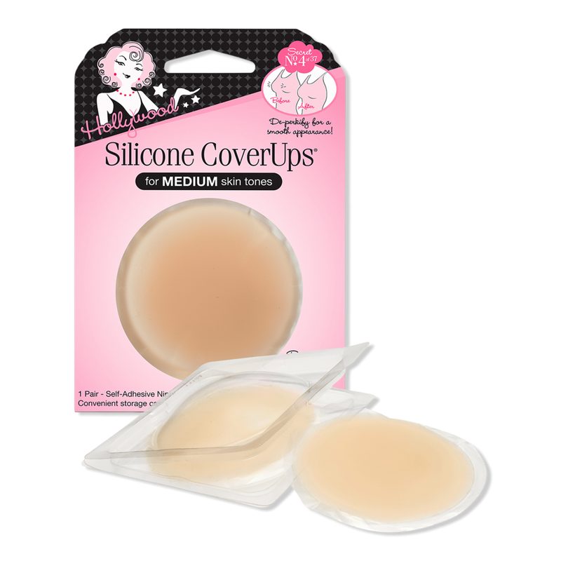 Silicone CoverUps, Self-Adhesive Nipple Concealers - Medium