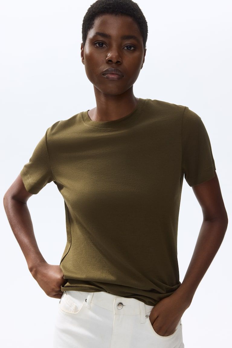 Silk-Blend T-Shirt
