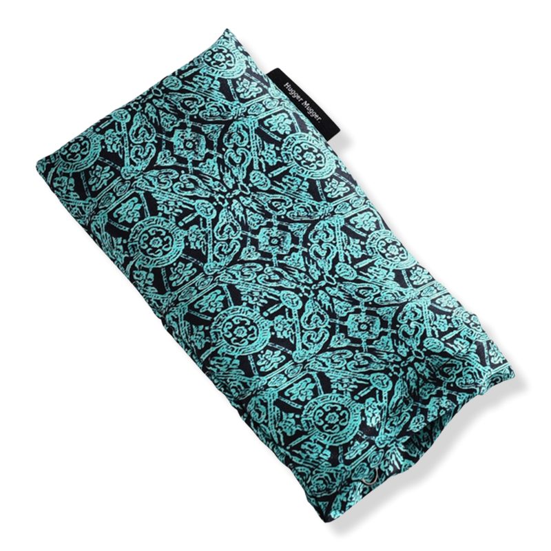 Silk Eye Pillow with Herbal Filling - Teal
