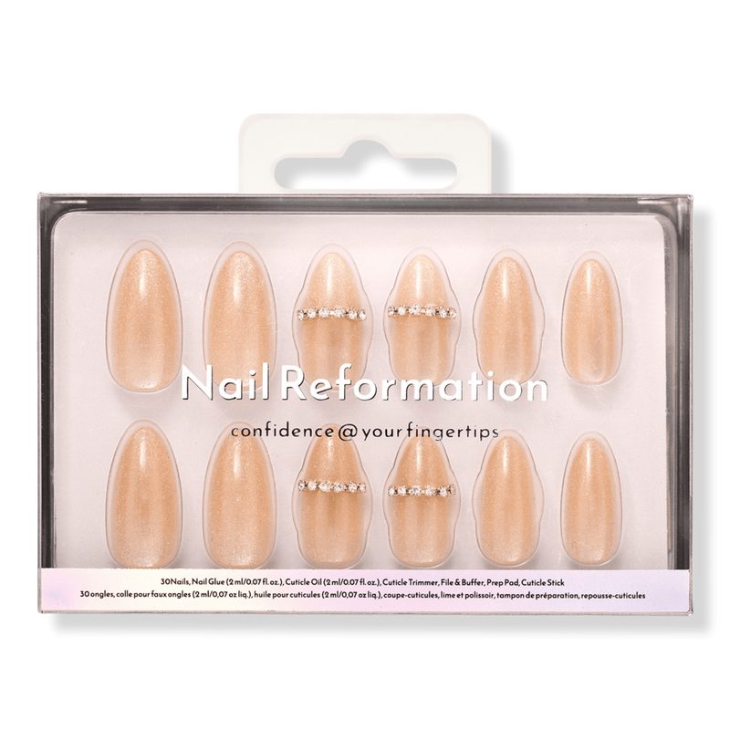 Silk Jewel Press On Nails
