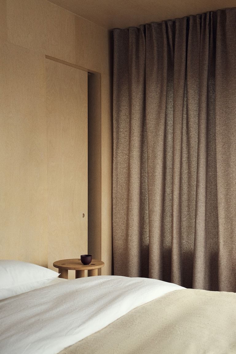 Single-Pack Wide Bouclé Curtain Panel