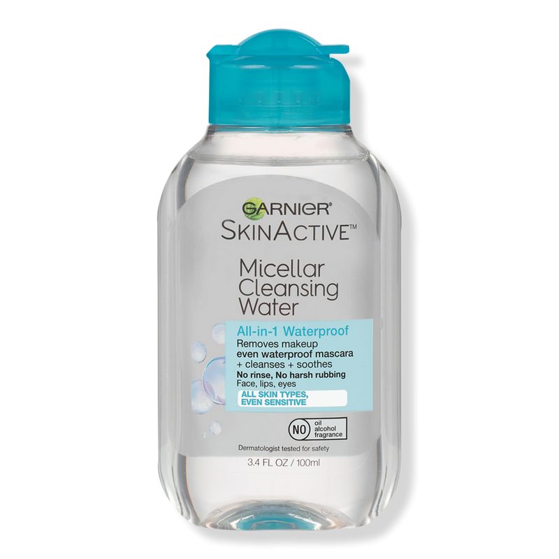 SkinActive Micellar Cleansing Water All-in-1 Waterproof Makeup Remover - 3.4 oz