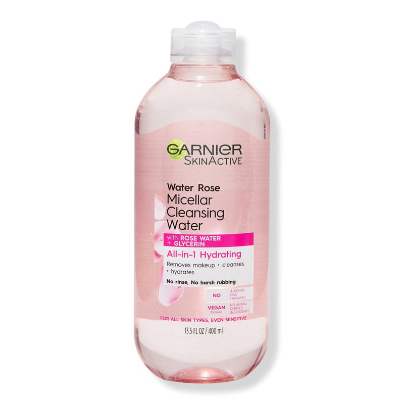 SkinActive Micellar Cleansing Water with Rose Water - 13.5 oz
