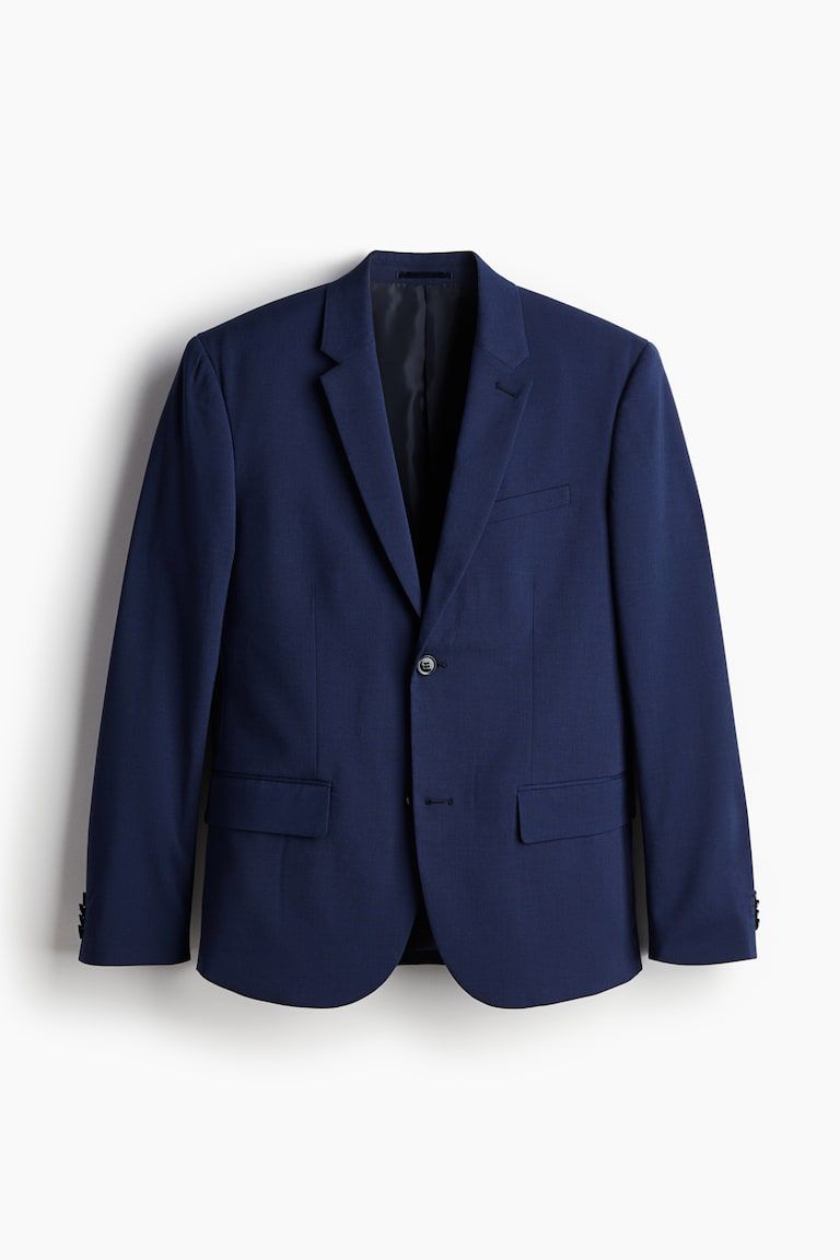 Skinny Fit Single-Breasted Jacket