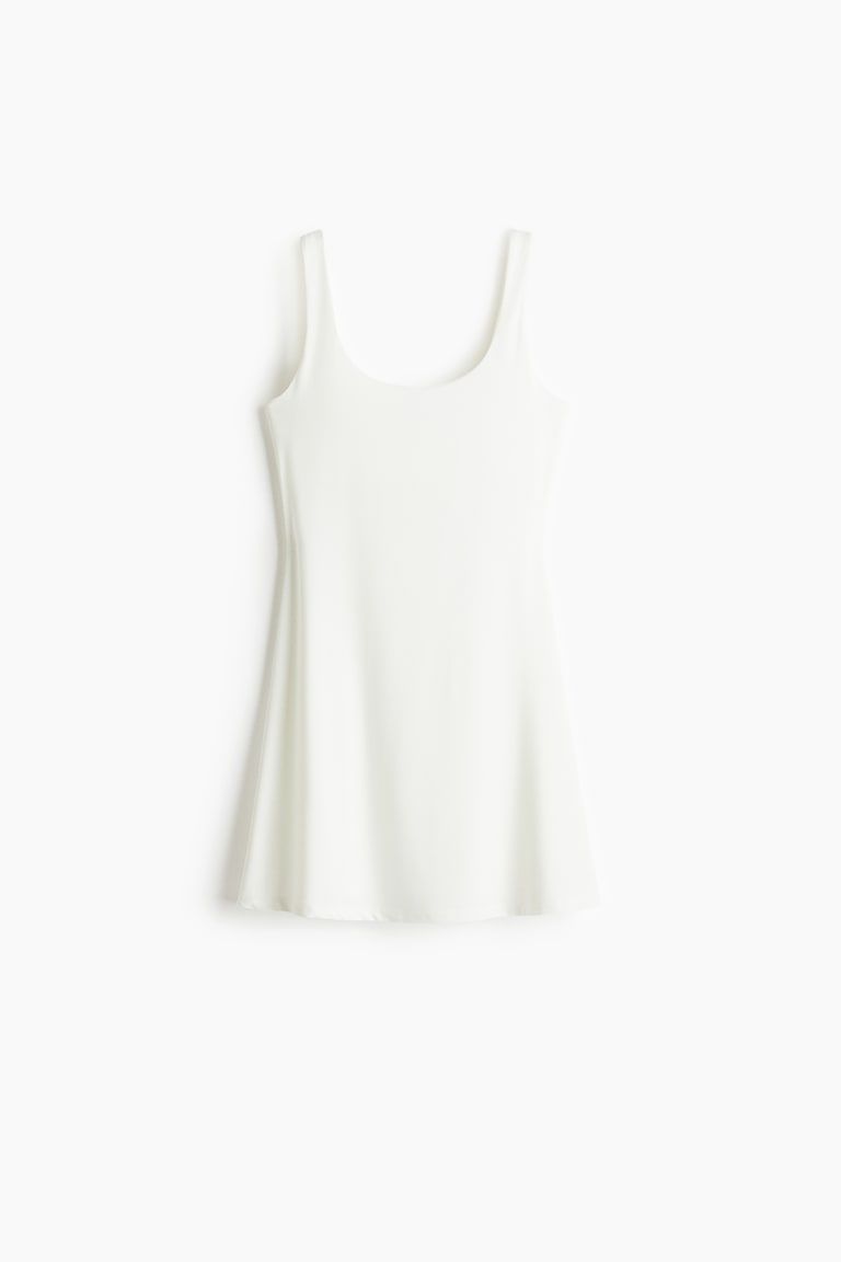Sleeveless Microfiber Dress