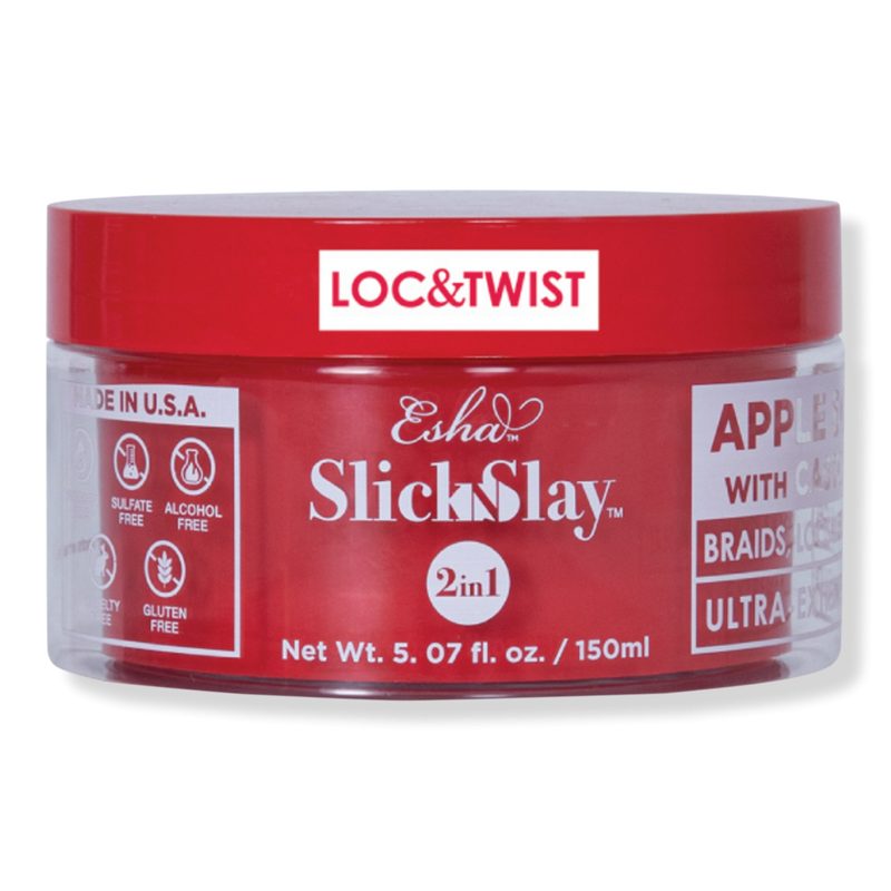 Slick N Slay 2-IN-1 Braid & Edge Gel - Apple - 5.07 oz