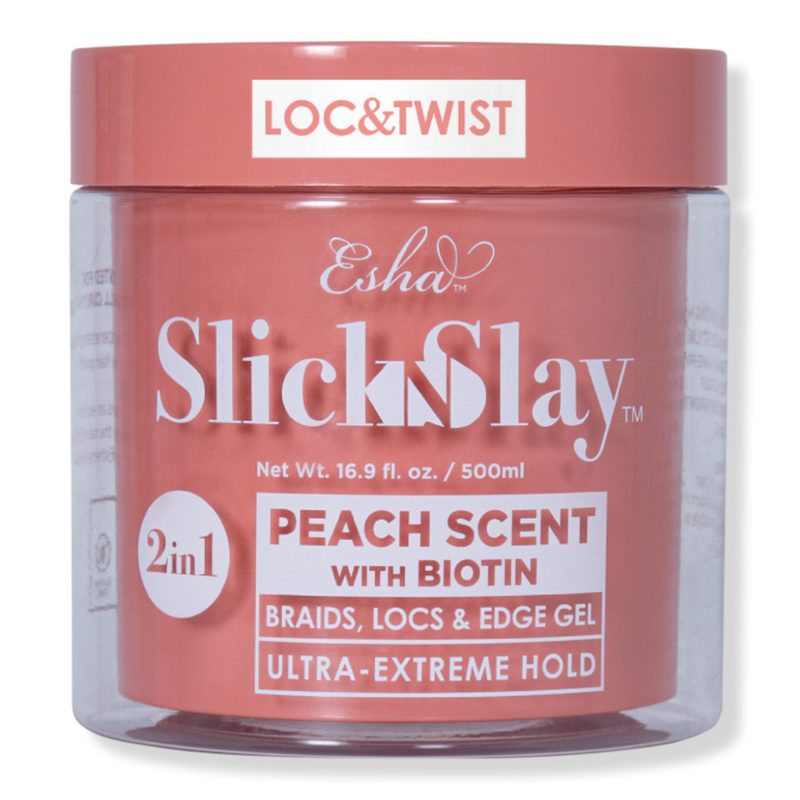 Slick N Slay 2-IN-1 Braid & Edge Gel - Peach - 16.9 oz