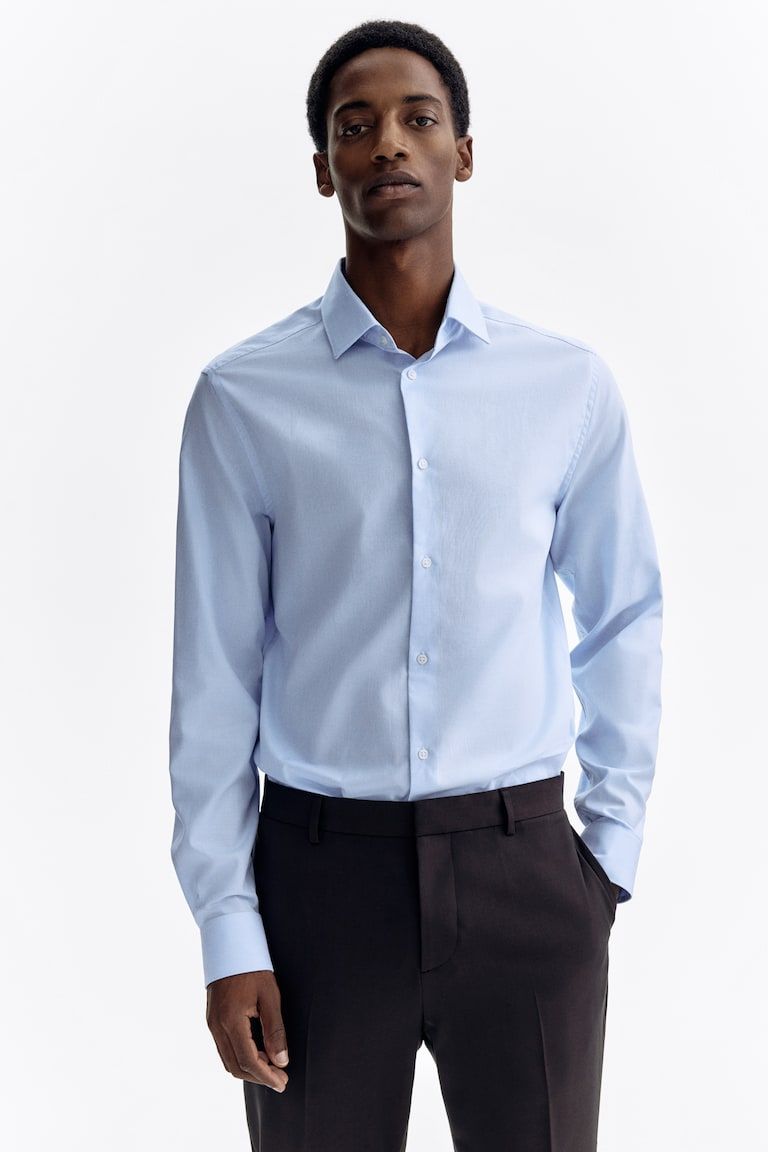 Slim-Fit Cotton Shirt