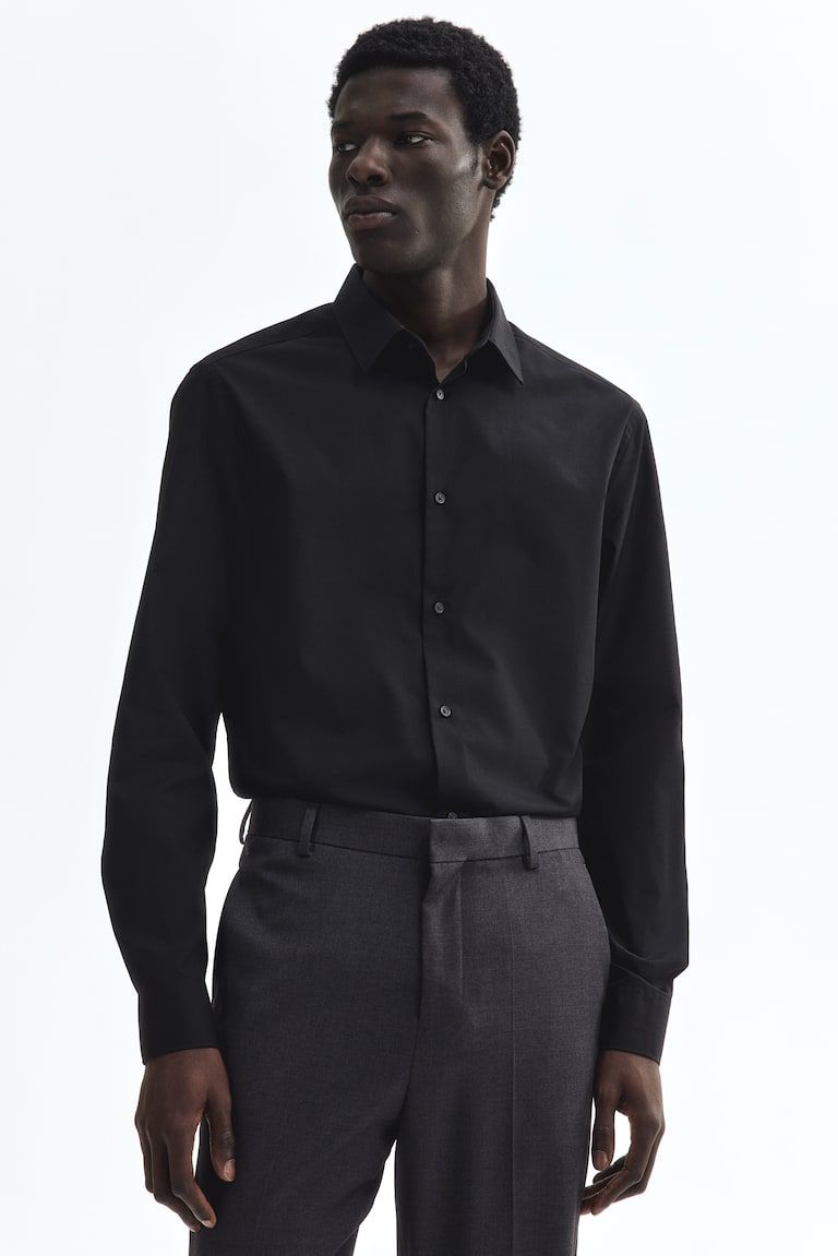Slim Fit Easy-iron Shirt