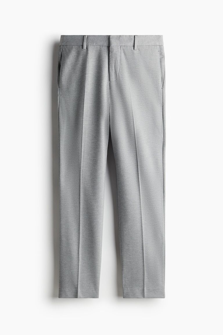 Slim Fit Jersey Suit Pants