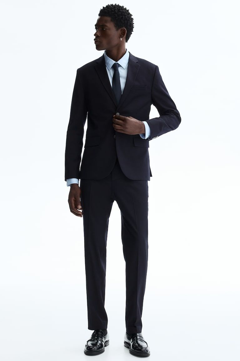 Slim-Fit Suit Pants
