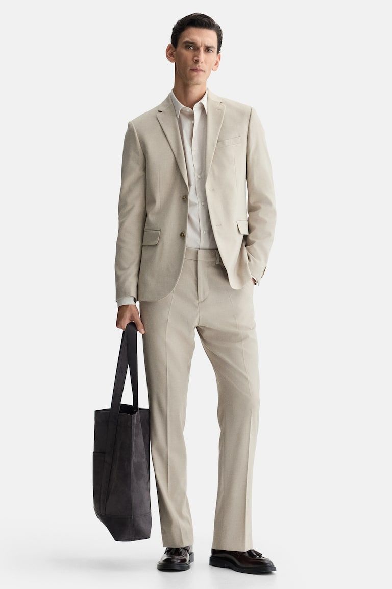 Slim-Fit Suit Pants