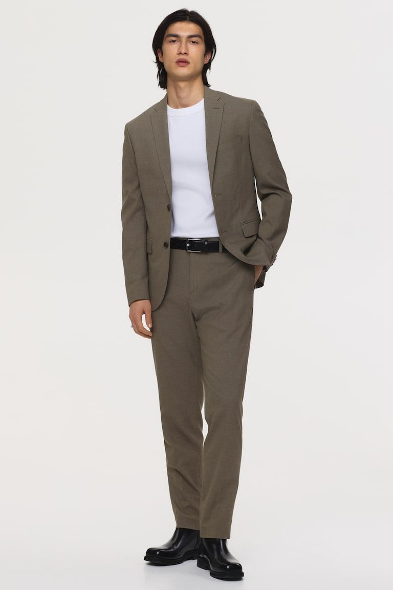 Slim-Fit Suit Pants