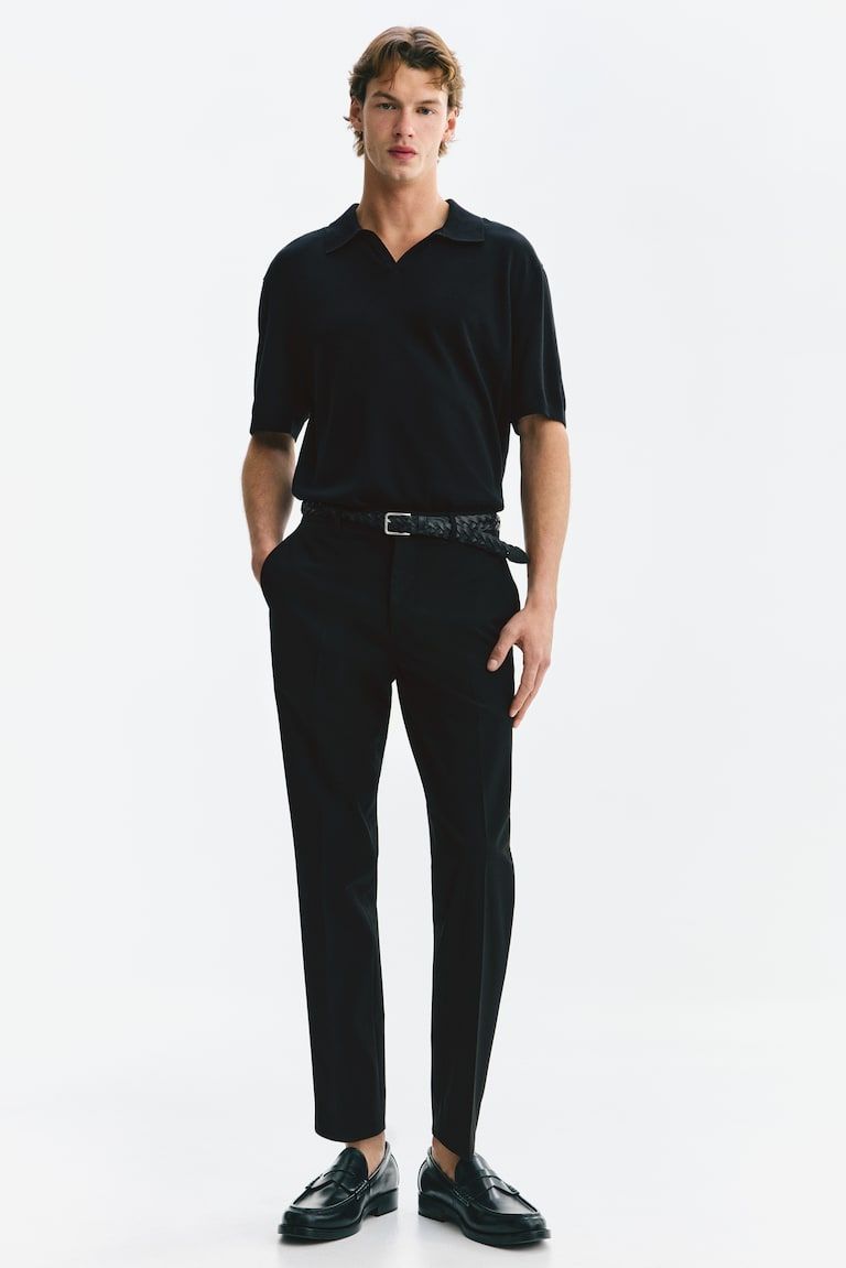 Slim-Fit Tailored Pants