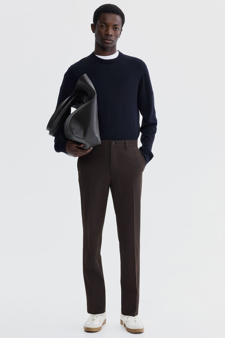 Slim-Fit Tailored Pants