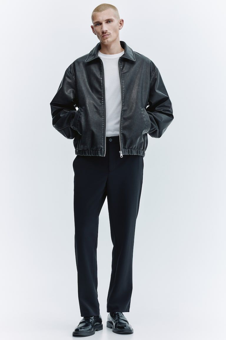 Slim-Fit Tailored Pants