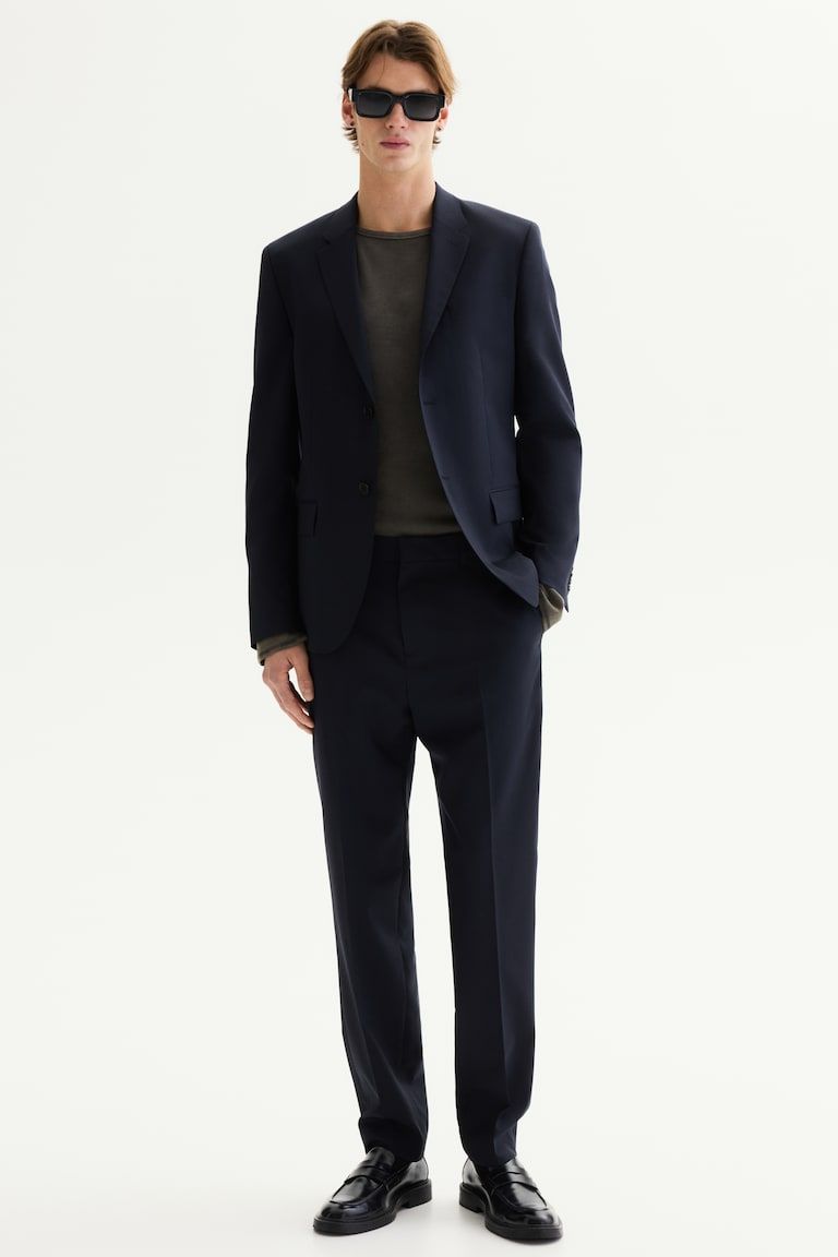 Slim Fit Wool-Blend Jacket