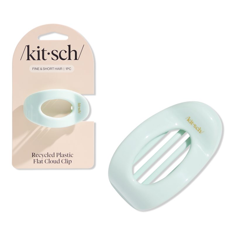 Small Cloud Flat Claw Clip - Sage Leaf