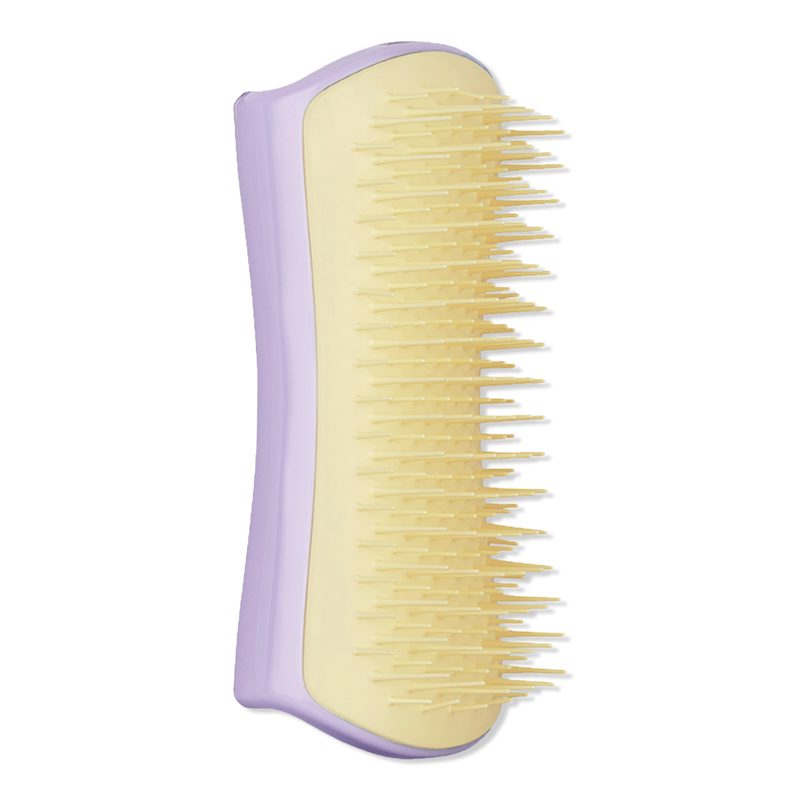 Small Detangling Dog Grooming Brush - Lilac/Yellow