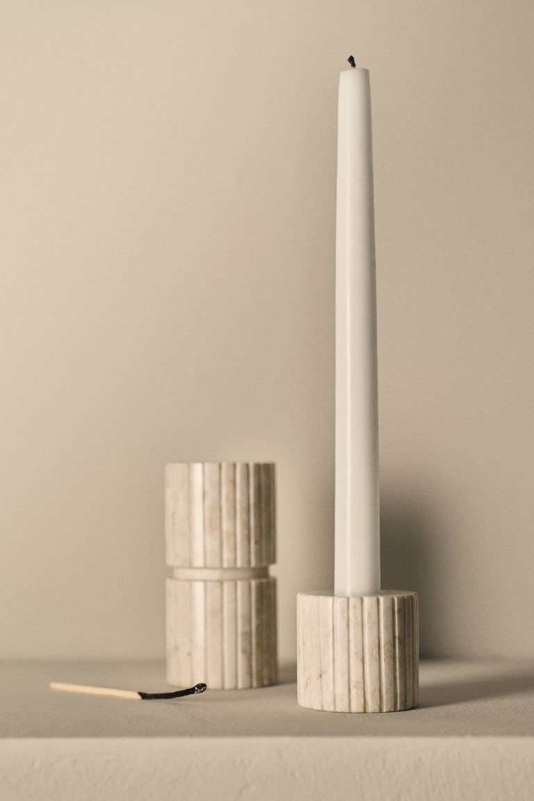 Small Marble Candlestick