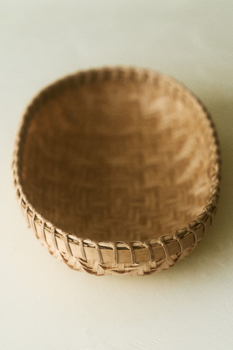 Small Oval Bamboo Basket