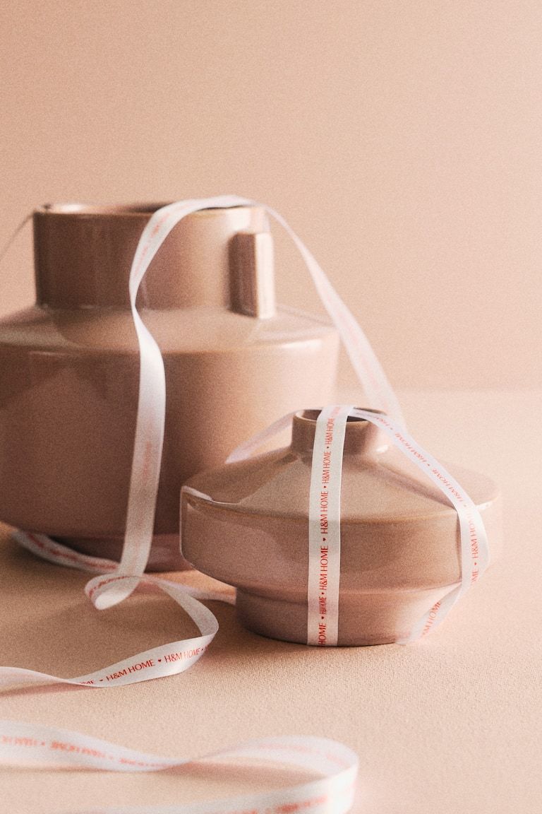Small Reactive-Glaze Stoneware Vase