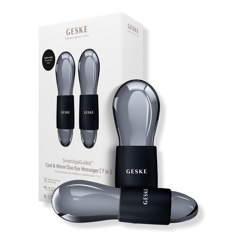 SmartAppGuided Cool & Warm Duo Eye Massager | 7 in 1 - Black