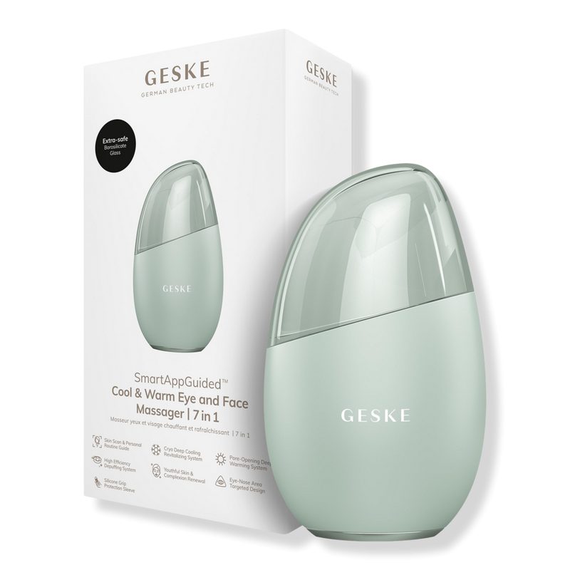 SmartAppGuided Cool & Warm Eye & Face Massager | 7 in 1 - Green