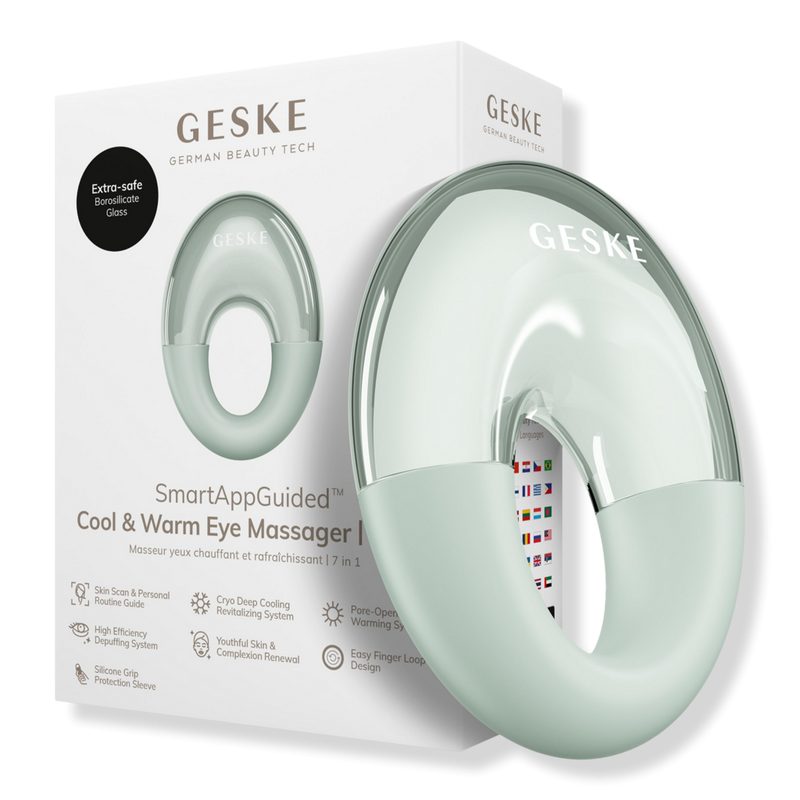 SmartAppGuided Cool & Warm Eye Massager | 7 in 1 - Green