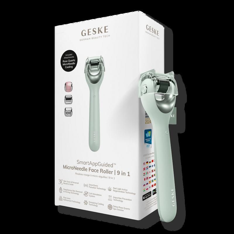SmartAppGuided MicroNeedle Face Roller | 9 in 1 - Green