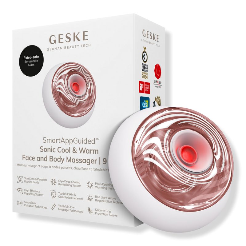 SmartAppGuided Sonic Cool & Warm Face and Body Massager | 9 in 1 - Starlight
